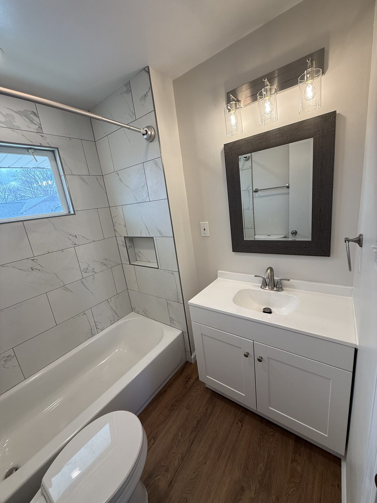 Bathrooms project by A J Lopez Services in the DMV