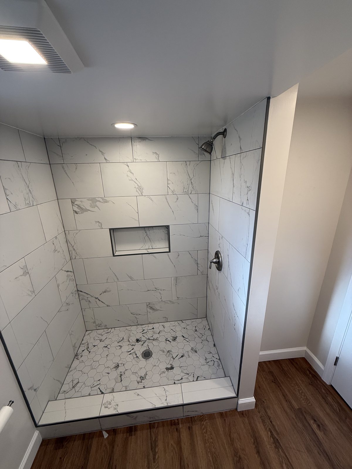Bathrooms project by A J Lopez Services in the DMV