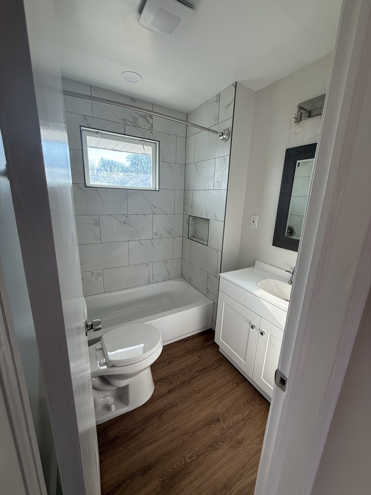 Bathrooms project by A J Lopez Services in the DMV