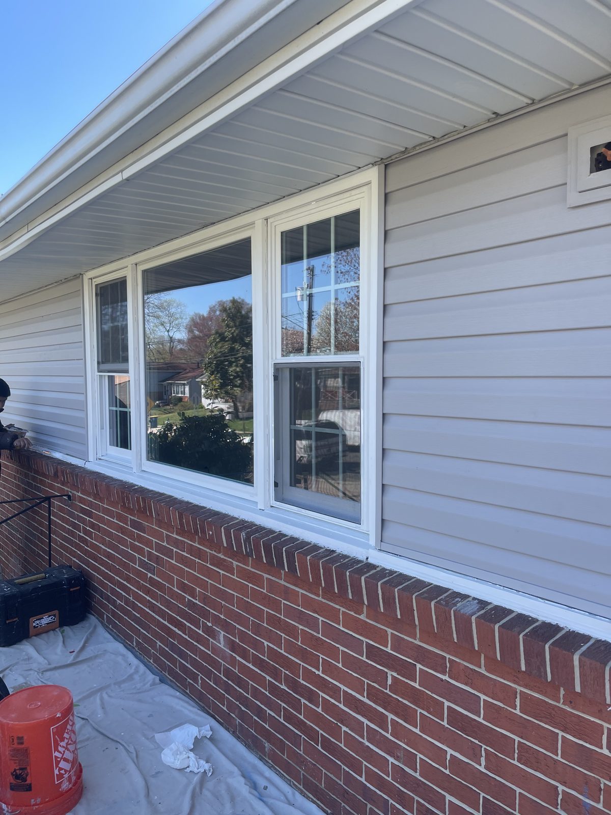 Exteriors project by A J Lopez Services in the DMV