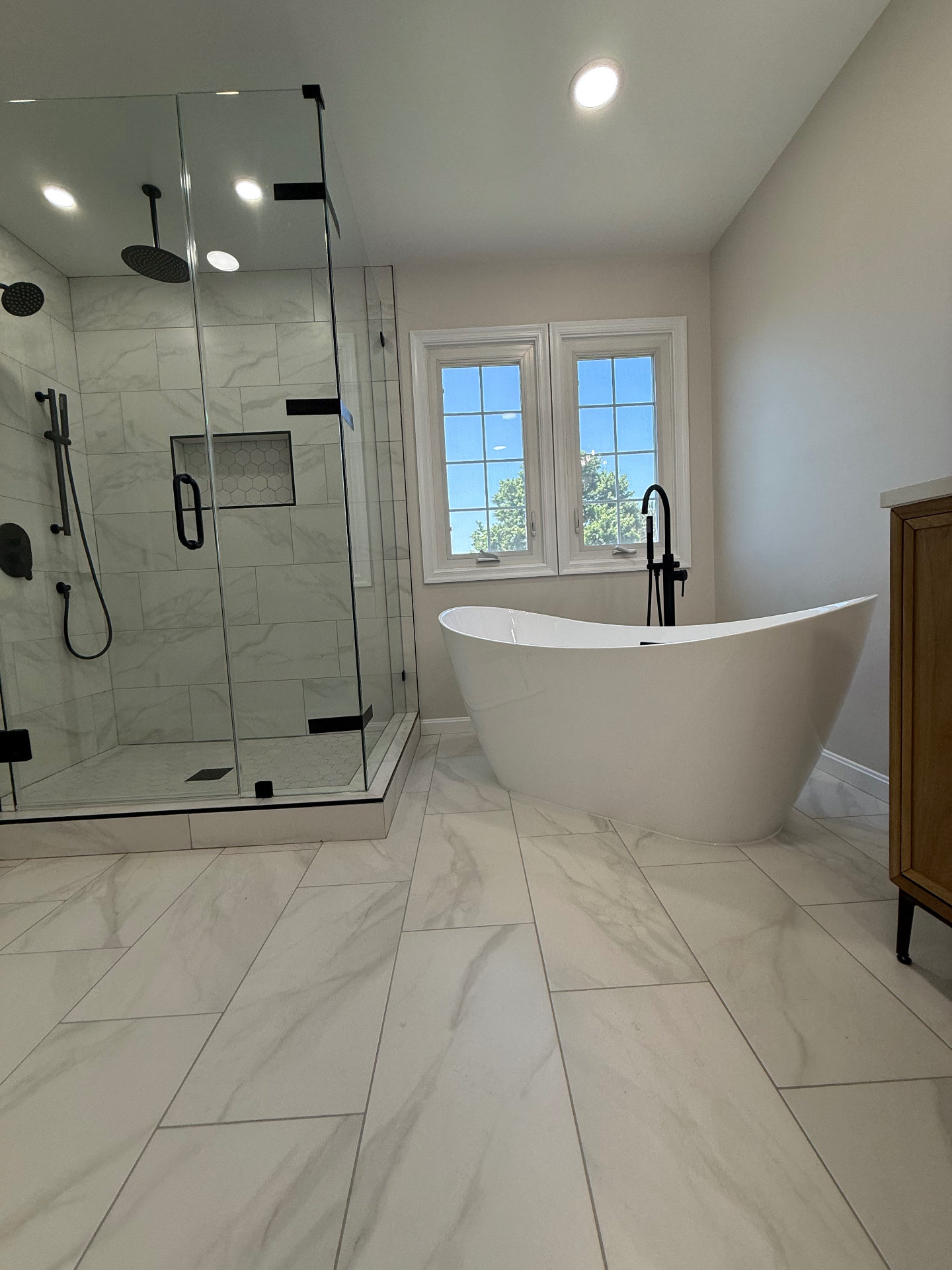 After — Spa-Inspired Bathroom